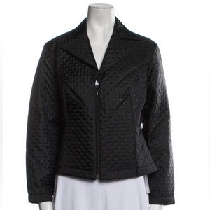 ANNE FONTAINE Polka Dot Print Evening Jacket